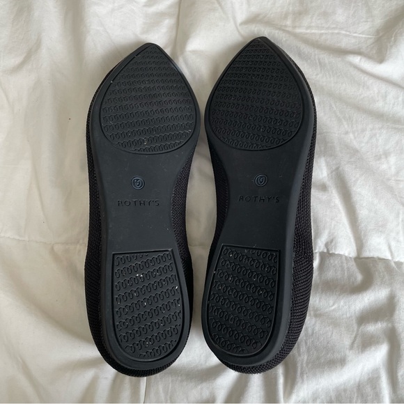 Rothy’s The Point Black Flats Women’s Size 8.5 - Picture 8 of 10